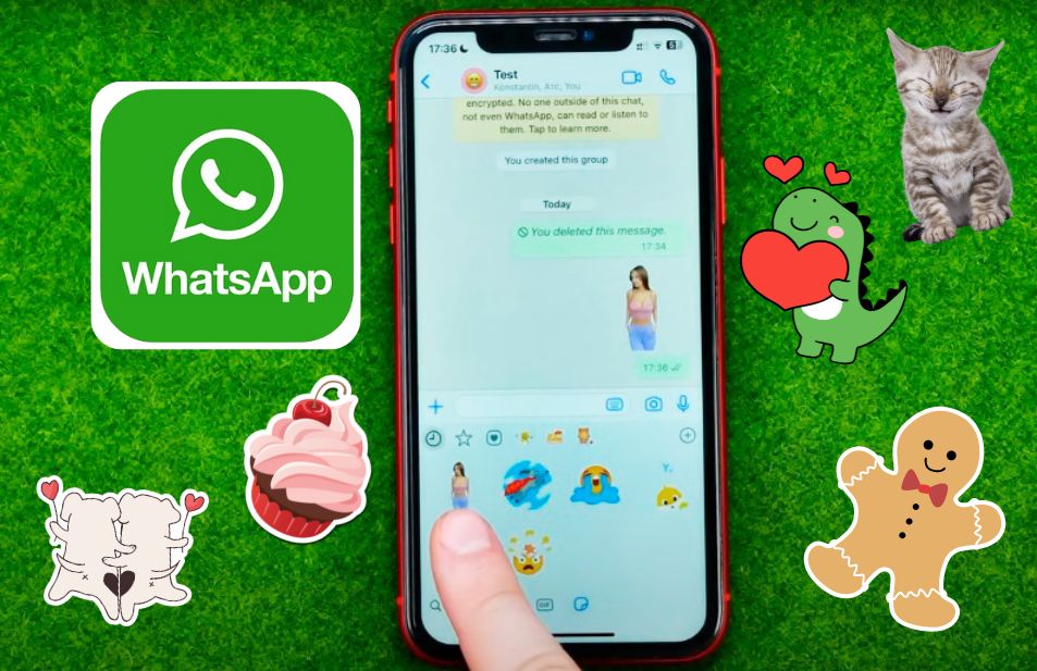Як прикріплювати стікери у повідомленнях WhatsApp