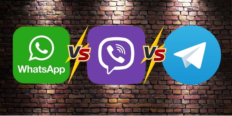 Чим WhatsApp відрізняється від Viber та Telegram