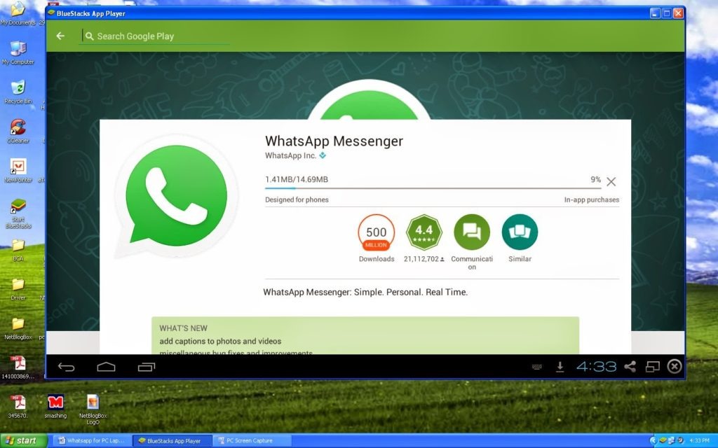 Завантажити WhatsApp для Windows 7