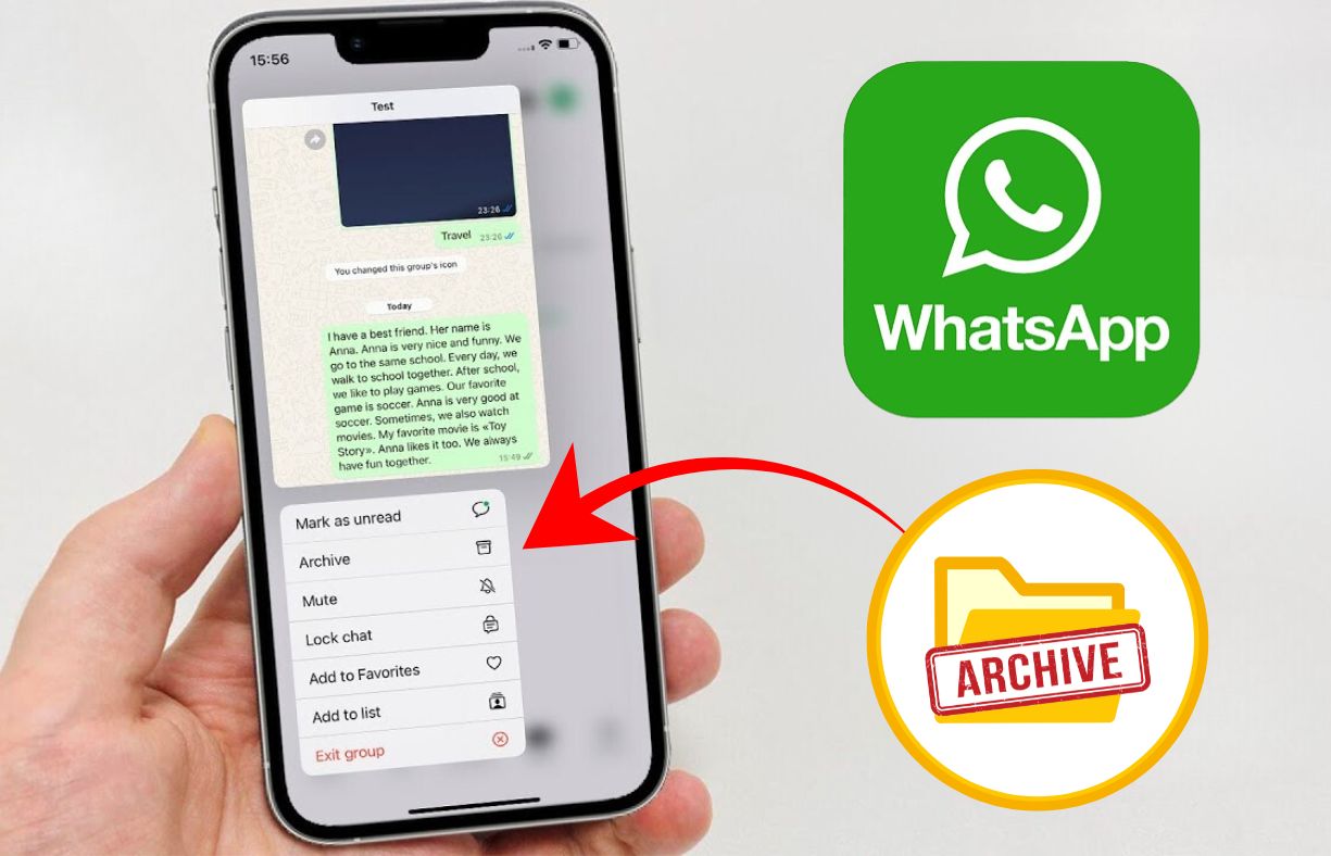 Як заархівувати чат вацап на iPhone