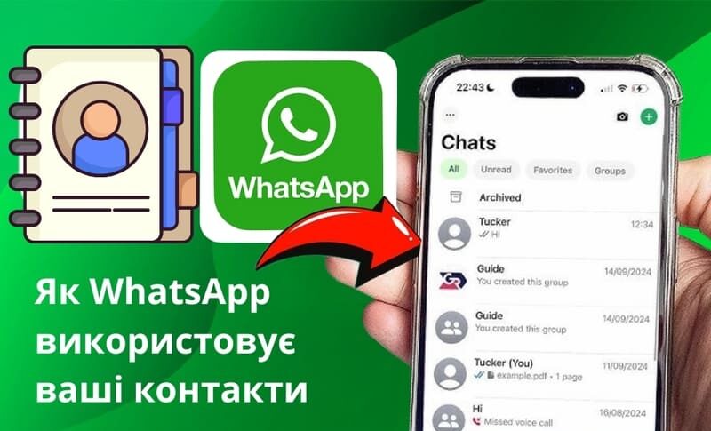 Як WhatsApp використовує ваші контакти iPhone