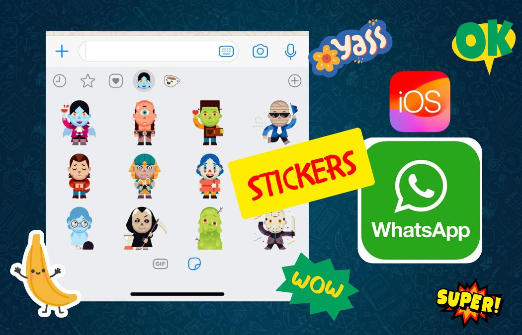 Стікери в WhatsApp на  iphone