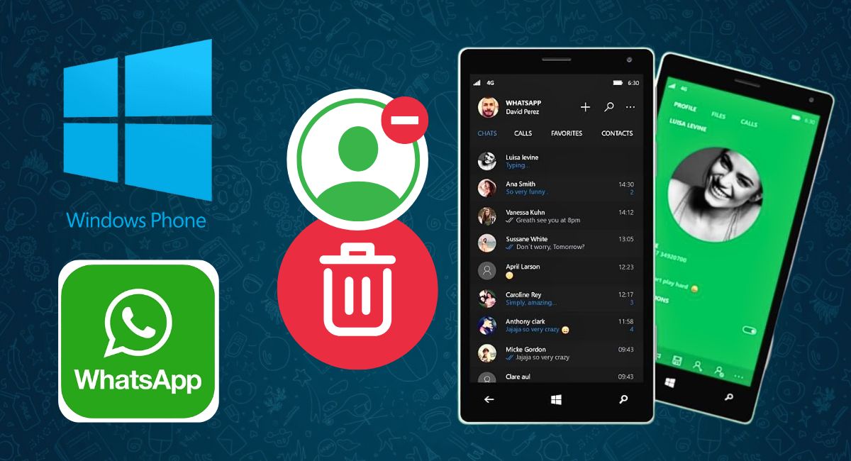 Як видалити контакт WhatsApp на Windows Phone