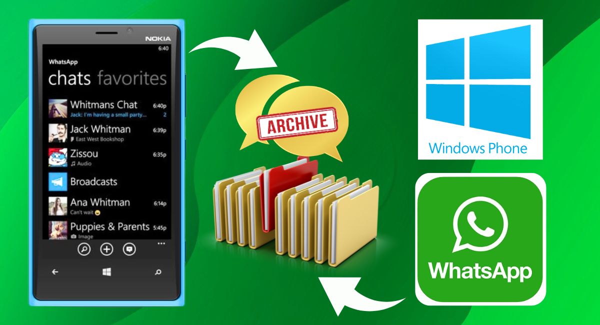 Як заархівувати чат WhatsApp на Windows Phone