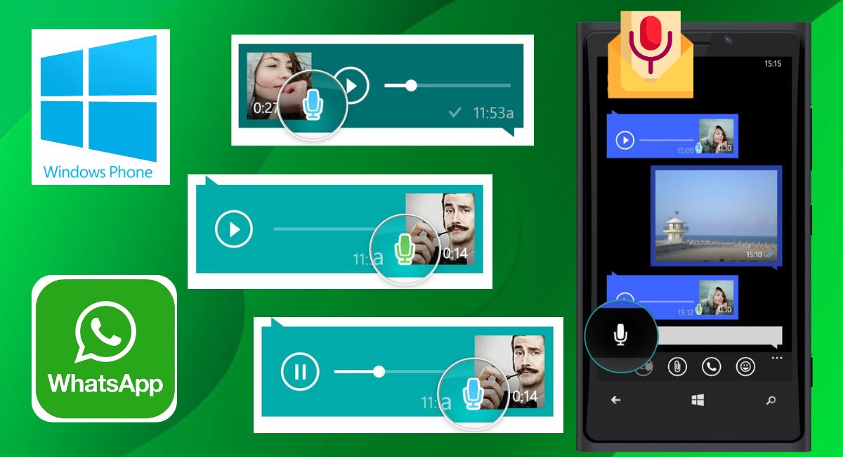 голосові повідомлення Вацап і як ними користуватися на Windows Phone 
