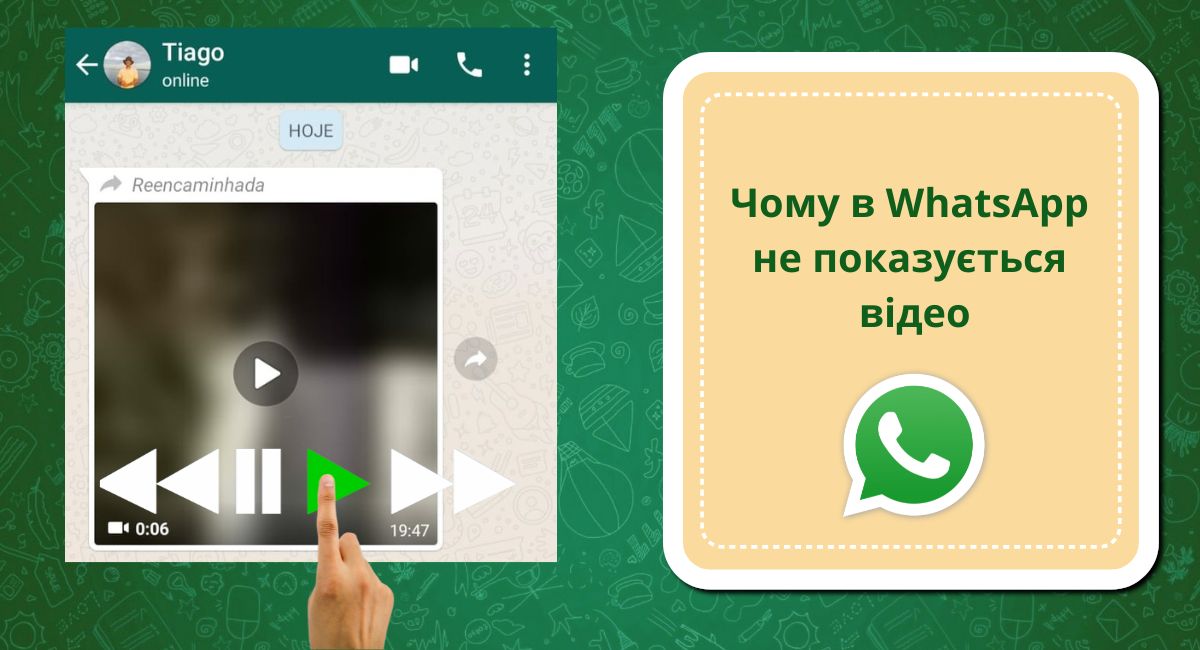 Чому в WhatsApp не показується відео