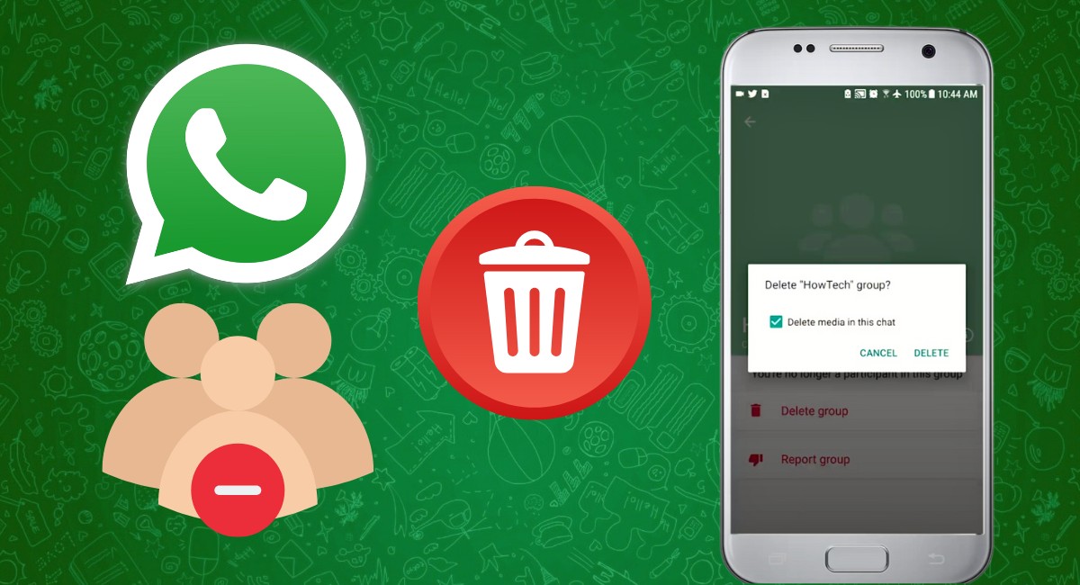 Як видалити групу у Whatsapp